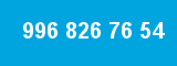 996 826 76 54 996 826 76 54